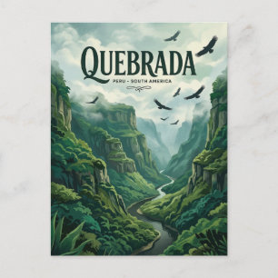 Quebrada de los Cuervos Postcard