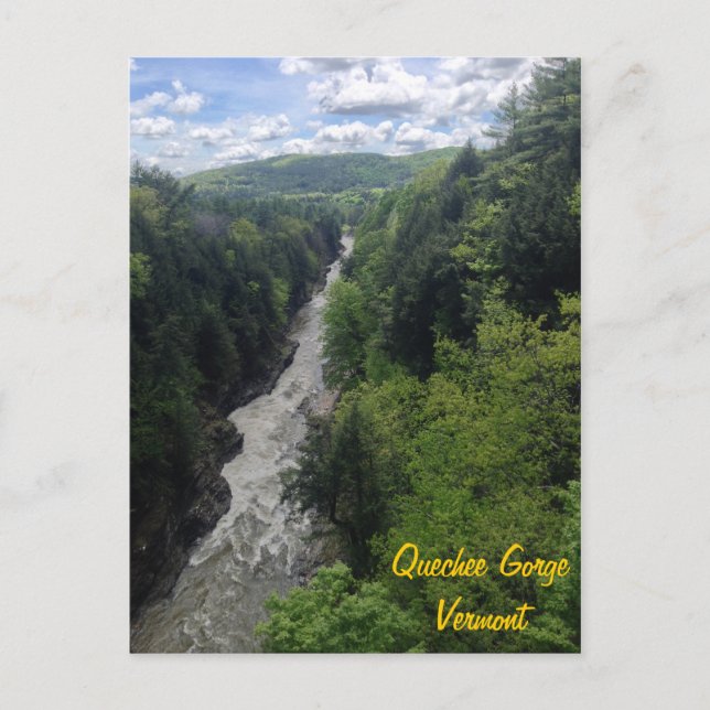 Quechee Gorge, Vermont Postcard (Front)