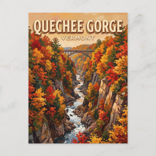 Quechee Gorge Vermont Postcard