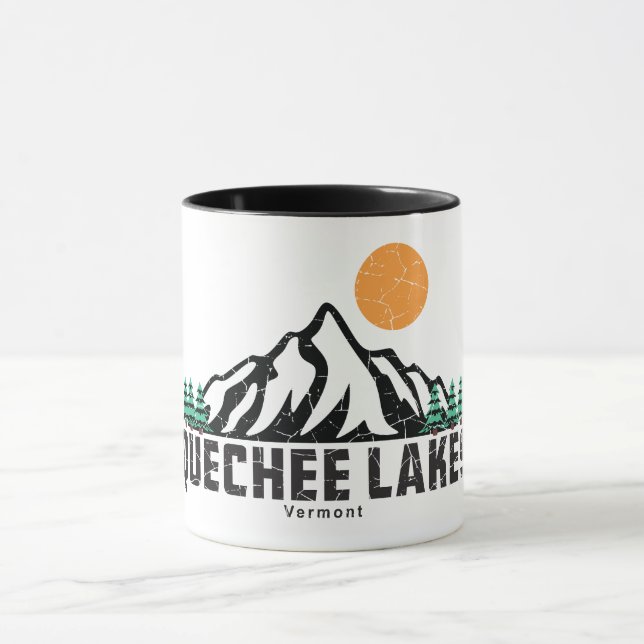 Quechee Lakes Sunset T-Shirt Mug (Center)