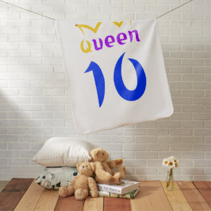 Queen 10 baby blanket