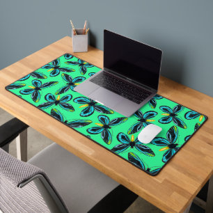 Queen Alexandra' s birdwing butterfly pattern Desk Mat