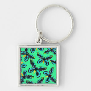 Queen Alexandra' s birdwing butterfly pattern Keychain