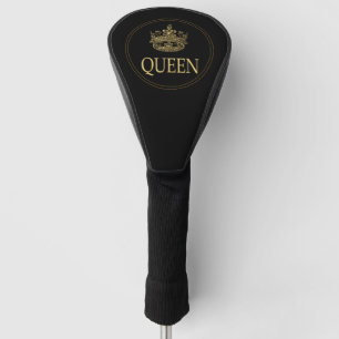 Queen and Crown Emblem Golf Head Cover