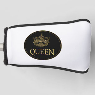 Queen and Crown Emblem  Golf Head Cover