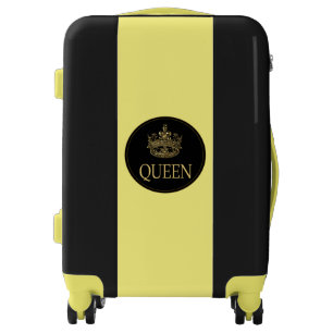 Queen and Crown Emblem Luggage