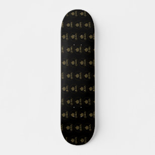 Queen and Crown Emblem Skateboard