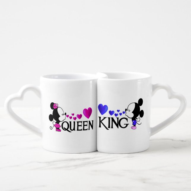 Queen and king coffee mug set (Front Nesting)