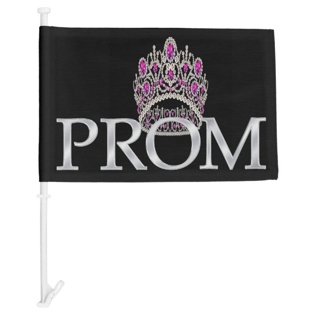 Queen and King of PROM Car Flag (Front)