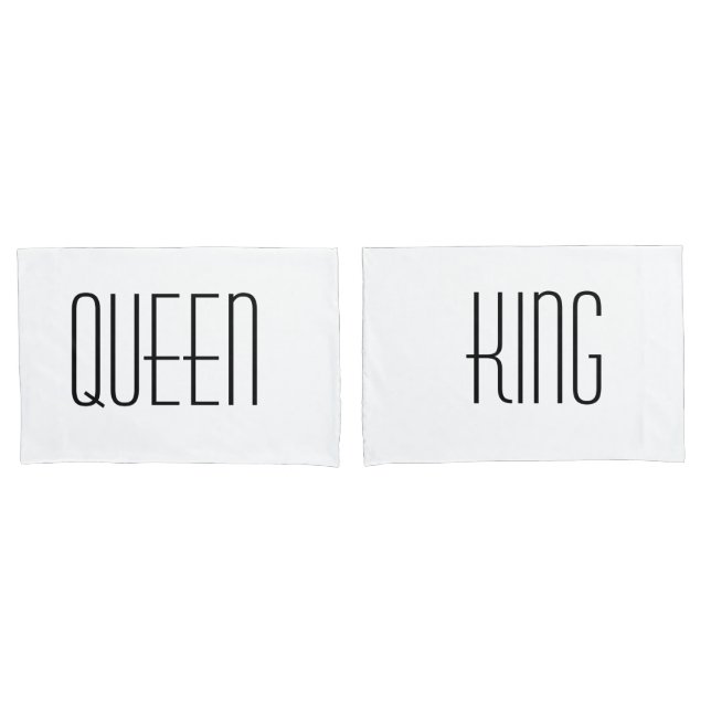 Queen and King Pillow Case (Front-Set)