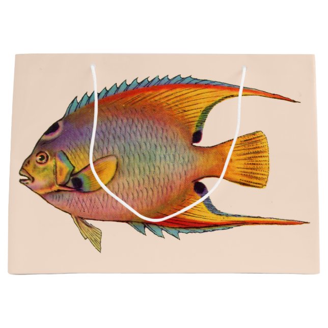 queen angelfish large gift bag (Front)