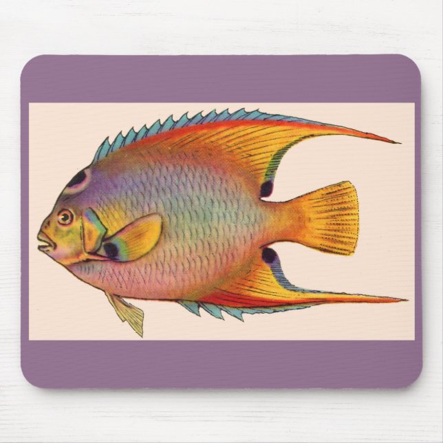 queen angelfish mouse pad (Front)