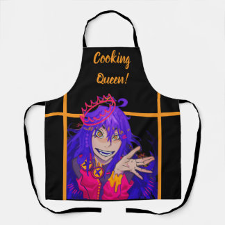 Queen anime apron
