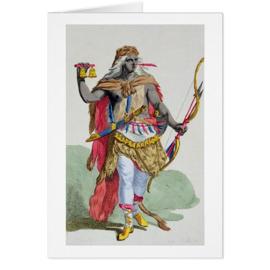 Queen Anna Nzinga (1583-1663), from 'Receuil des E Cards (Front)