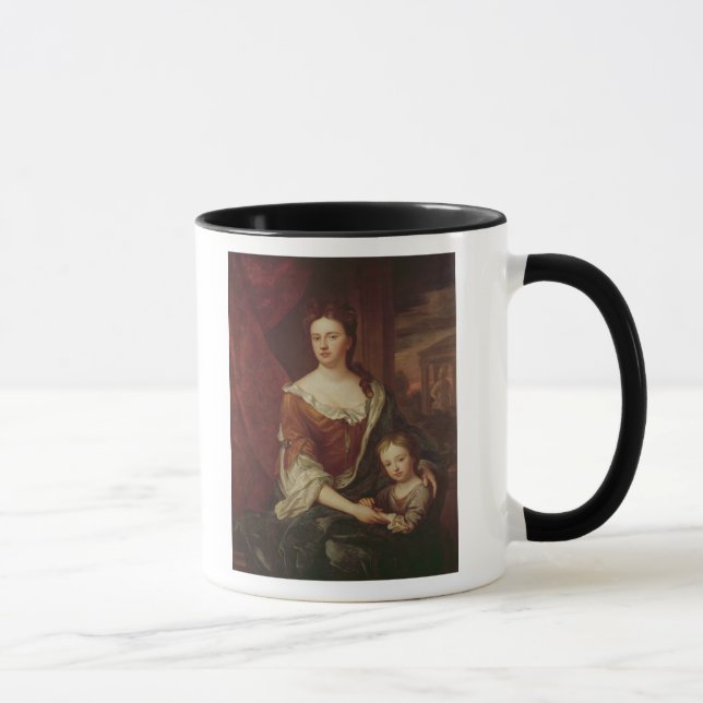 Queen Anne and William, Duke of Gloucester Mug (Right)