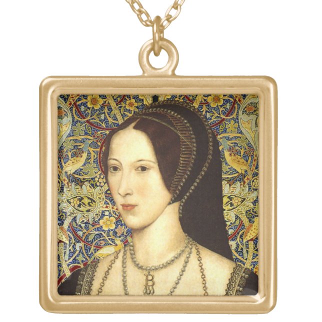 Queen Anne Boleyn Portait Necklace (Front)