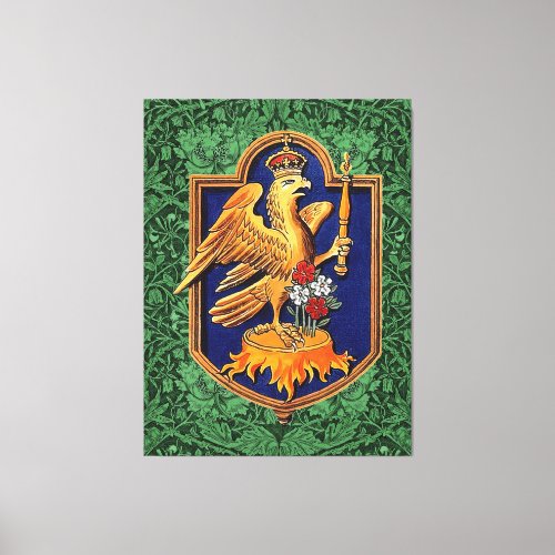Queen Anne Boleyn Royal Falcon Badge Canvas Print