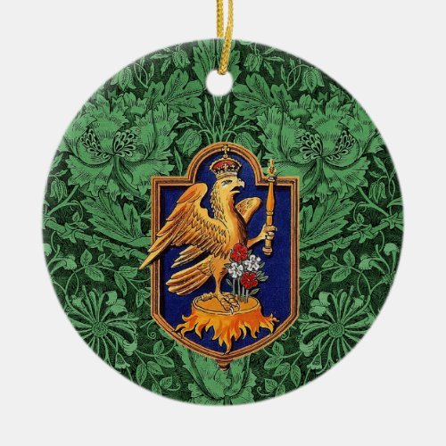 Queen Anne Boleyn Royal Falcon Badge Ceramic Ornament