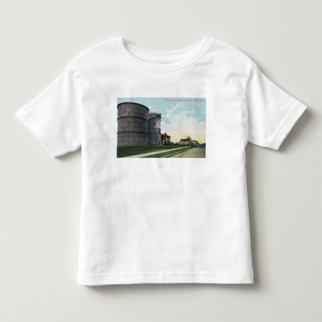 Queen Anne Hill Water Reservoirs Scene Toddler T-shirt (Front)