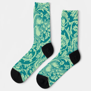 Queen Anne Pattern, William Morris Socks