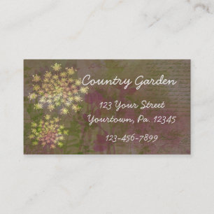 Queen Anne's Lace Business Card