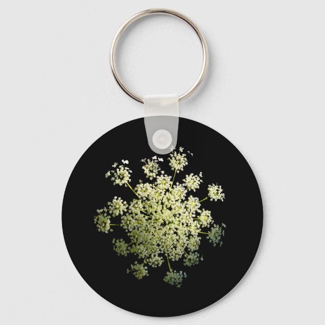 Queen Anne's Lace  cutout Keychain (Front)
