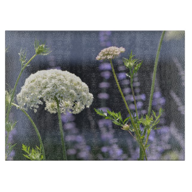 Queen Anne's Lace Cutting Board (Front)