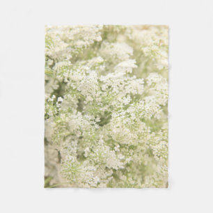 Queen Anne's Lace Fleece Blanket