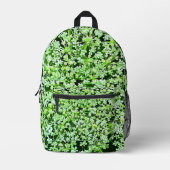 Queen Annes Lace Floral Backpack (Front)