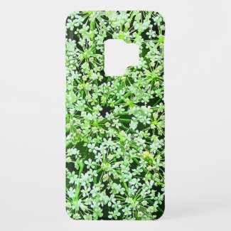 Queen Annes Lace Flower Pattern Galaxy S9 Case