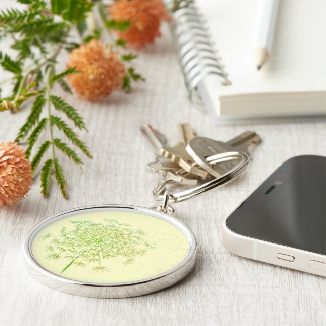 Queen Anne's Lace Gifts and Favors Keychain (Side)