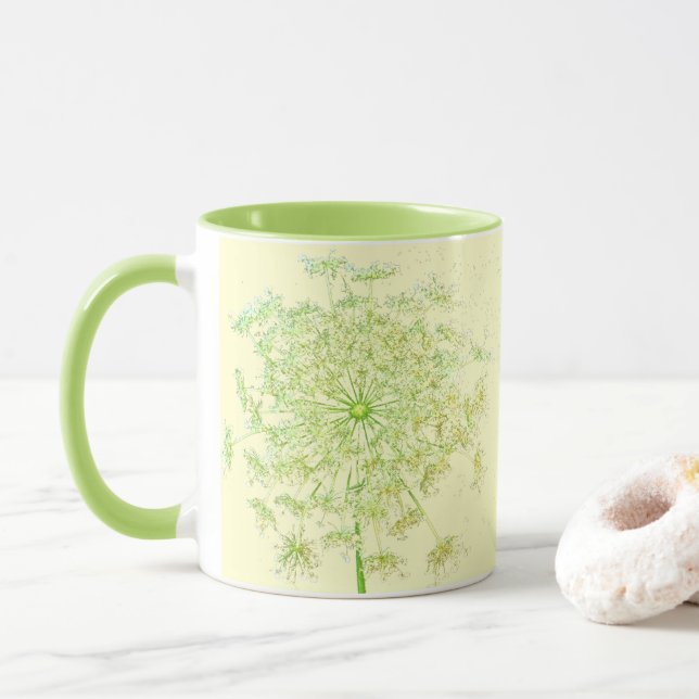 Queen Anne's Lace Gifts and Favors Mug (With Donut)