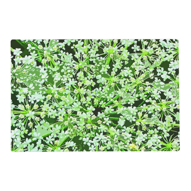 Queen Annes Lace Laminated Placemat (Front)
