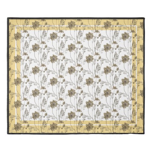 Queen Anne's Lace on a Duvet Cover