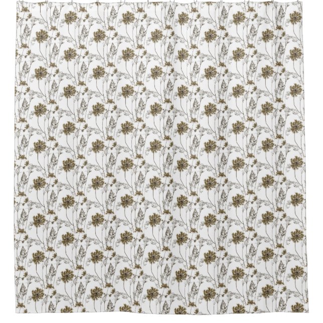 Queen Anne's Lace on a Shower Curtain (Front)