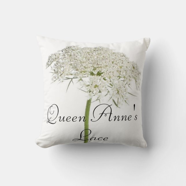 Queen Anne's Lace pillow (Front)
