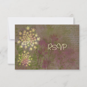 Queen Anne's Lace Reception RSVP Invitation