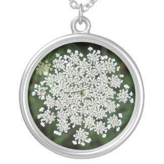 Queen Anne's Lace Silver Plated Necklace