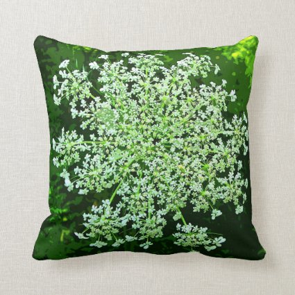 Queen Annes Lace Throw Pillow