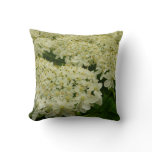 Queen Anne's Lace Wildflower Floral Photo Throw Pillow