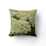 Queen Anne's Lace Wildflower Photo Throw Pillow