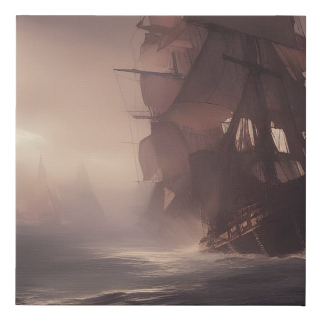 Queen Anne's Revenge  Faux Canvas Print (Front)