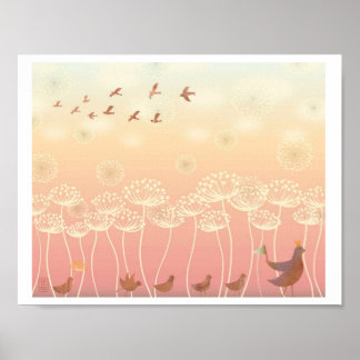 Queen Anne's School Day Illustration Poster