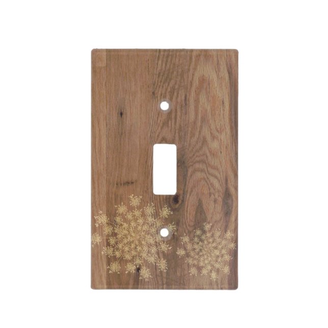 Queen Ann's Lace Light Switch Cover (Front)
