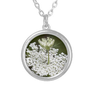 Queen Ann's Lace Silver Plated Necklace