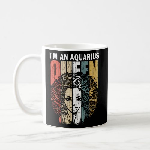 Queen Aquarius For February January Bday Coffee Mug