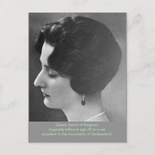 Queen Astrid of Belgium (Astrid of Sweden) Postcard