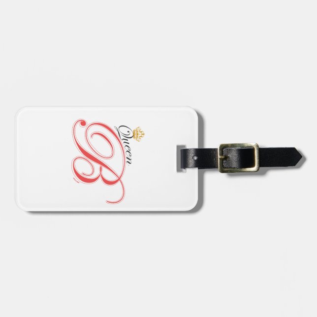 Queen B Luggage Tag (Front Horizontal)