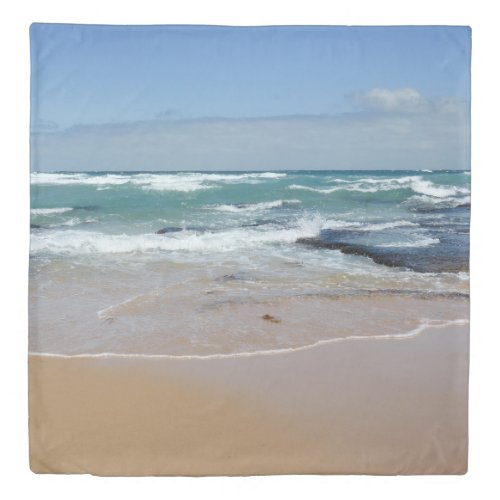 Queen Beach Sea Sand Duvet Cover 