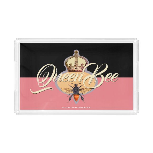 Queen Bee Acrylic Tray (Front)